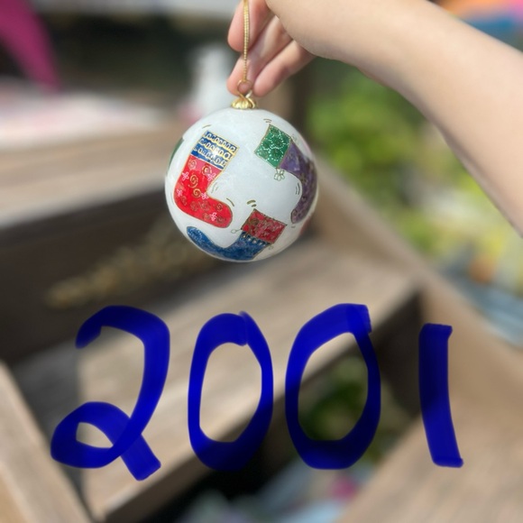 Pier 1 imports Christmas ornament lot of 6 - Picture 4 of 7